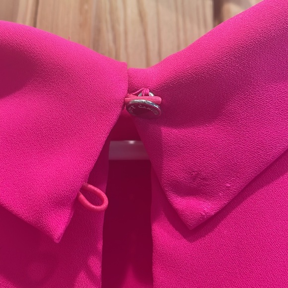 Vince Camuto Hot Pink Blouse - Size Medium - Picture 6 of 11